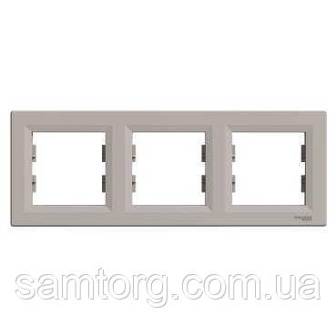 Рамка 3-місна Asfora Бронза EPH5800369