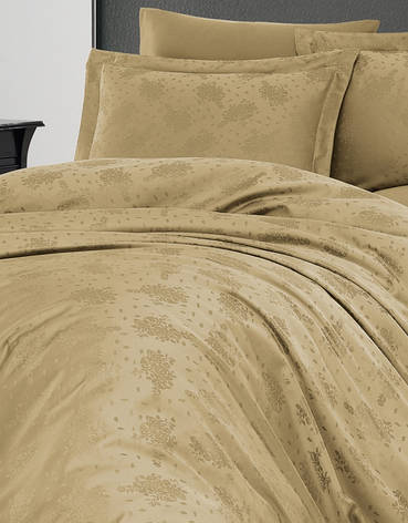 Постільна білизна First Choice Jacquard Satin "Marelda Caramel" JS 152, фото 3