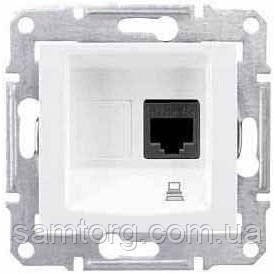 Розетка комп'ютерна RJ45, кат.5е UTP (складова кістка) SEDNA Schneider Electric SDN4300123
