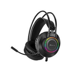 Ігрові, геймерські стерео накладні навушники з мікрофоном і підсвіткою XTRIKE ME Gaming RGB GH-509 Чорні