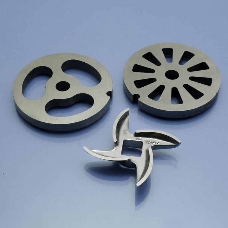 Решітки і ніж для м'ясорубки Gastrorag HM-12 TC12LUX HM-12N HM-12NS HM-12GR TC12, фото 1