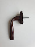 Ручка віконна Stublina 1036 коричнева, фото 4