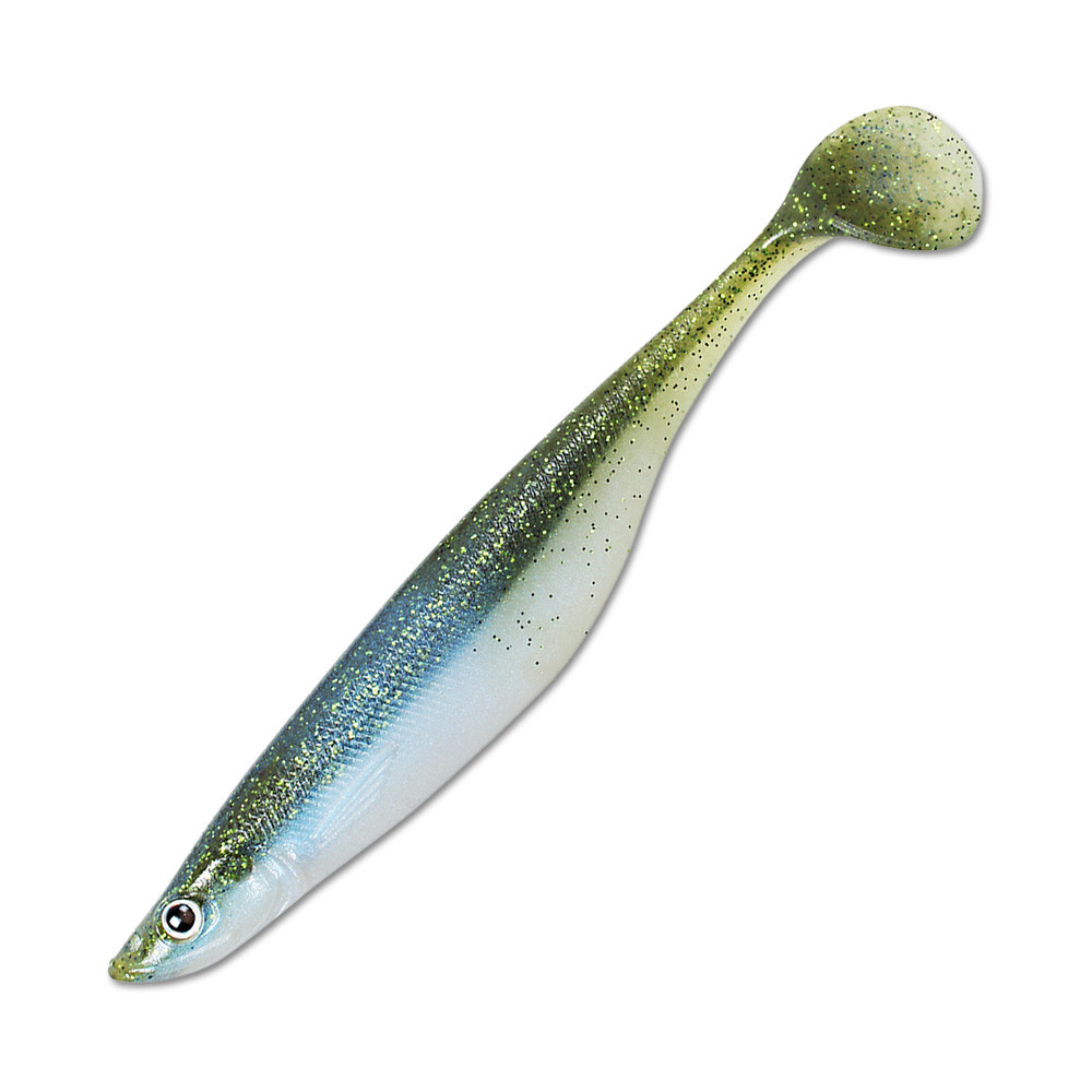 Силікон Keitech Easy Shiner 8" (2 шт/упак) ц:416 silver flash minnow