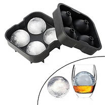Форма для льоду силіконова Ice Ball, кульки, фото 3