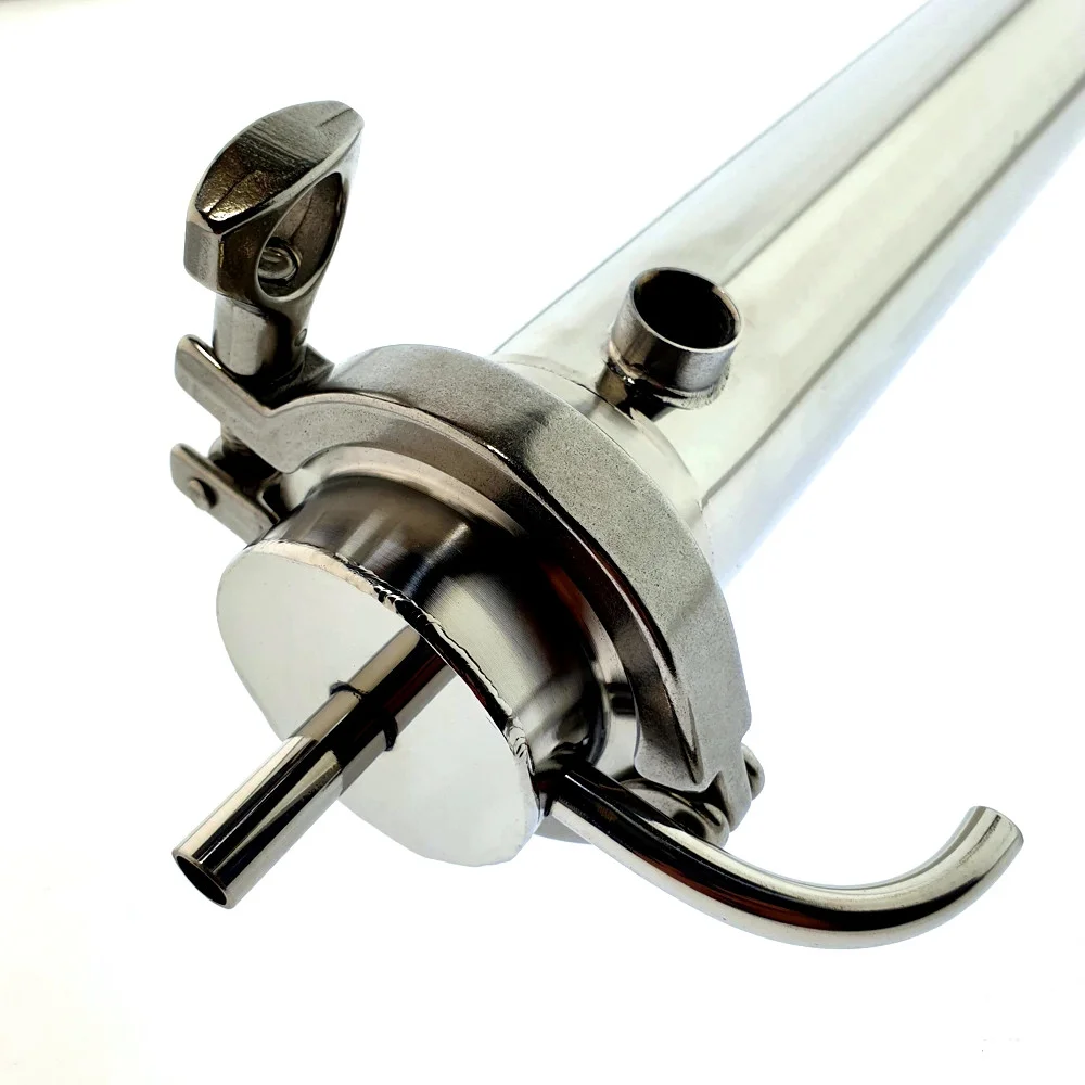 Кожухотрубний холодильник зі знімною чашкою 2 дюйма (кламп), фото 1