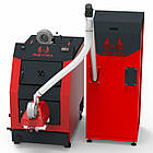 Котел на твердому паливі Ретра-3М 50 кВт Combi, факельний пальник, потужний котел, котел з бункером для палива, котел Ретра, фото 2