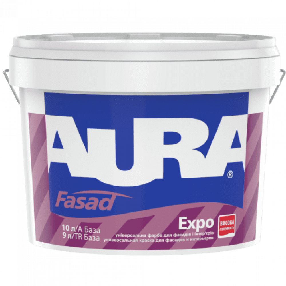 AURA Fasad Expo база А (біла) 2,5 л матова акрилова фарба