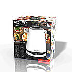 Електрочайник Adler AD 1295W — 1.7 л, 2200 Вт, регуляція температури, LCD-дисплей, фото 10