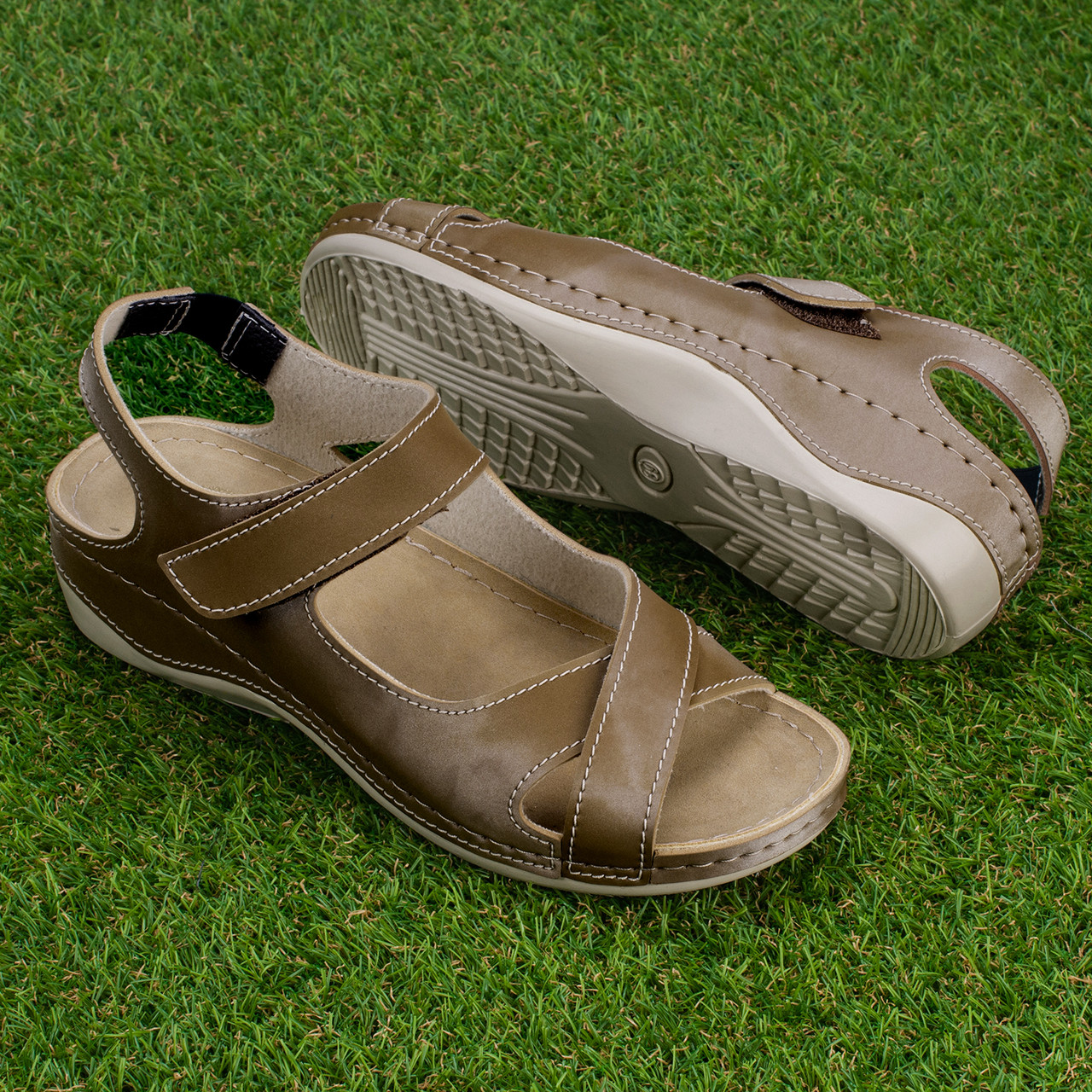 Сандалії жіночі Tellus 25-25BRO Коричневий, фото 1