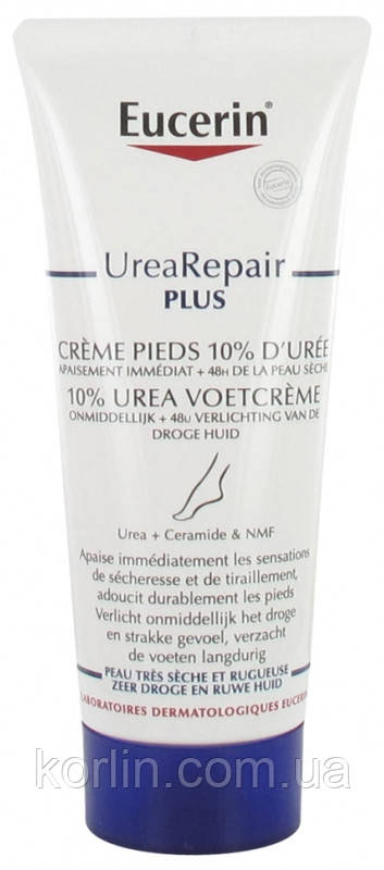Eucerin Urearepair Plus Foot Cream 10% Восстанавливающий крем для ног ...