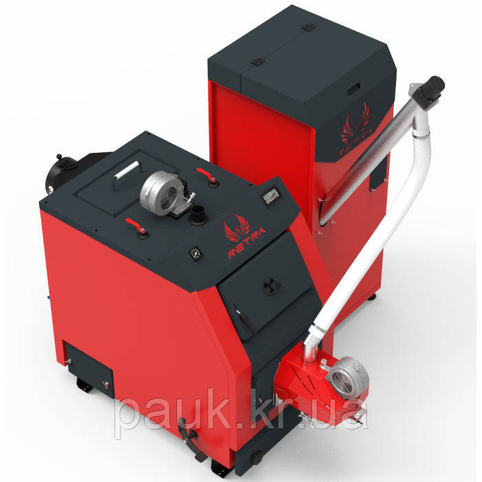Твердопаливний котел Ретра-3М 32 кВт Combi, котел з факельним пальником