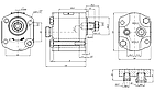 Насос для тракторів Case 3054300R93 / Hydro-pack 20C8,2X540WMS, фото 2