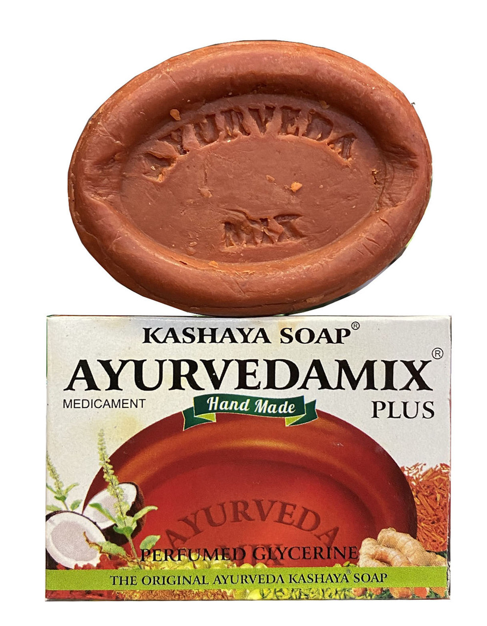 Мило індійське Ayurveda Mix Plus Kashaya Soap 75 грамів, фото 1