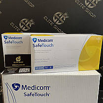 Рукавички вінілові Medicom M неопудрені, 1 пара, фото 5