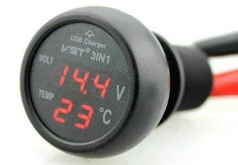 Термометр, вольтметр VST USB 706-5, фото 3