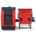 Котел на щепі з бункером 50 кВт, котел Ретра-3М Bio, твердопаливний котел з бункером для щепи, котел під агровідходи, фото 2