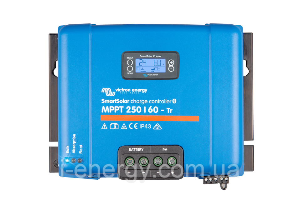 Сонячний контролер заряду SmartSolar MPPT 250/60-Tr Bluetooth SCC125060221 Victron Energy 250В 60А