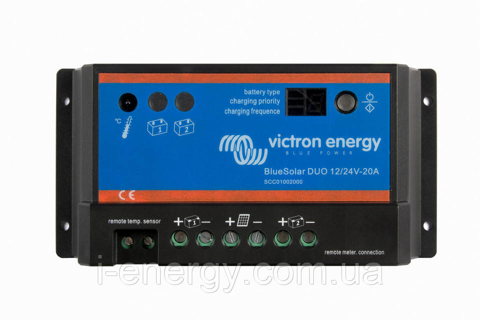 Сонячний контролер заряду BlueSolar PWM-Light 12/24V-20A SCC010020020 Victron Energy 12-24В 20А