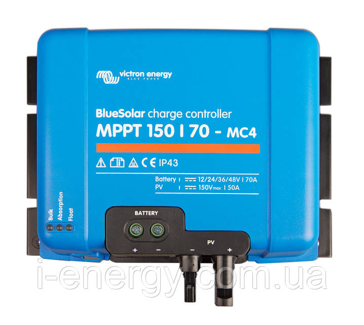 Сонячний контролер заряду BlueSolar MPPT 150/70-MC4 SCC010070300 Victron Energy 150В 70А