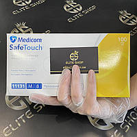 Перчатки виниловые Medicom Safe Touch прозрачные