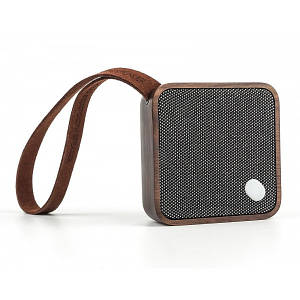 Блютуз-колонка MI SQUARE 3 Вата, натуральне дерево горіх/вишня портативна Bluetooth колонка