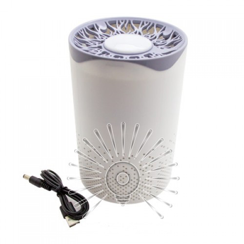 Світильник проти комарів білий 5W 110-240V USB+адаптер ABS Lemanso LM3402