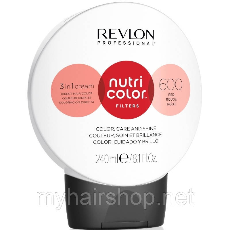 Тонуючі бальзами Revlon Nuti Color Creme 240 мл 600 - "Вогненно-червоний"