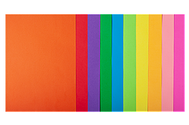 Набір кольорового паперу для друку 80г / м2, BUROMAX, NEON+INTENSIVE