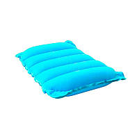 Надувная флокированная подушка Bestway 67485, голубая, 38 х 24 х 9 см