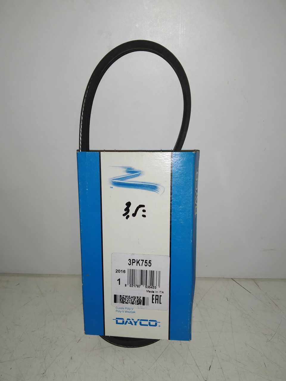 Dayco Ремінь полікліновий 3pk755