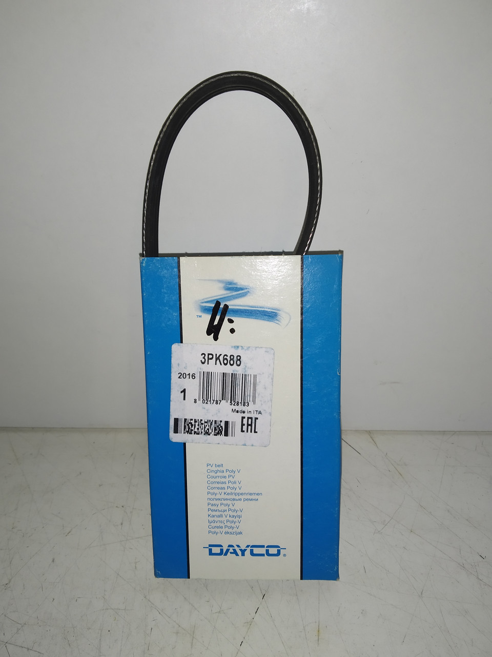 Dayco Ремінь полікліновий 3pk688