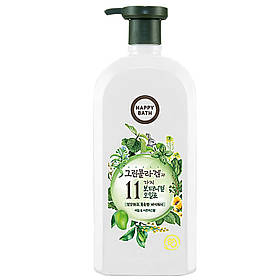 Зволожуючий гель для душу «Базилік-Цитрус» Happy Bath Green Collagen Body Wash Basil & Citrus 750 г