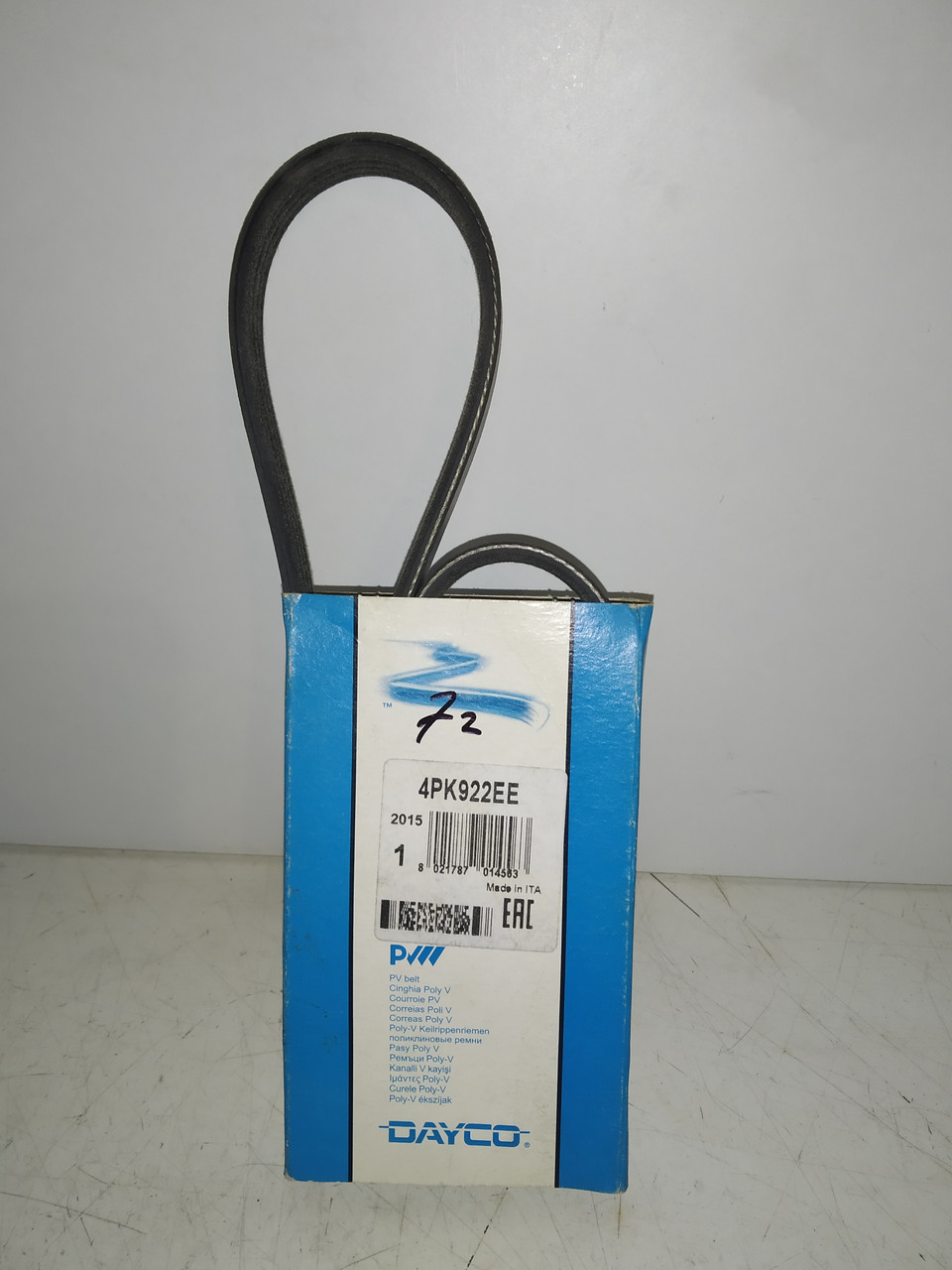 Dayco Ремінь полікліновий 4pk922EE