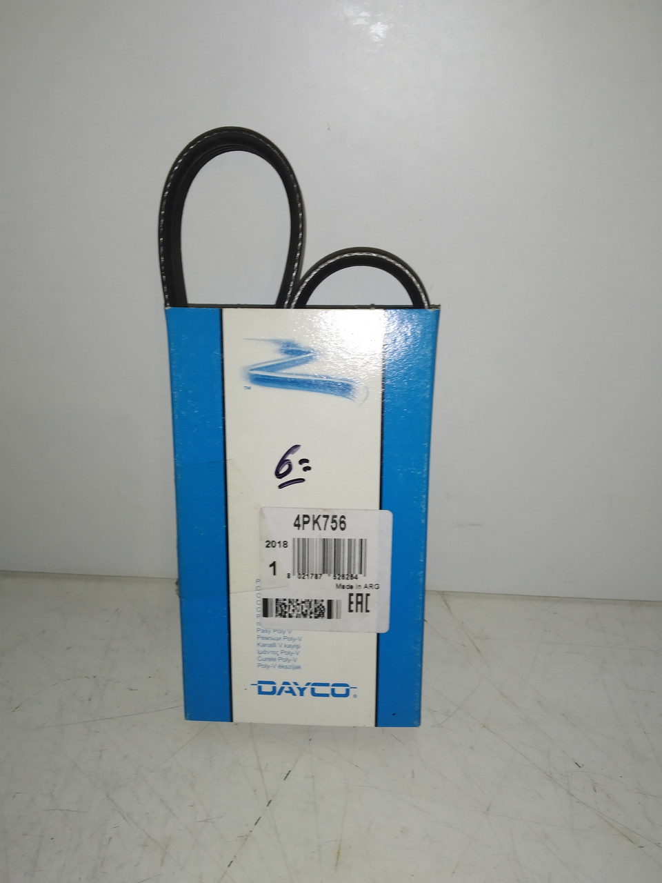 Dayco Ремінь полікліновий 4pk756