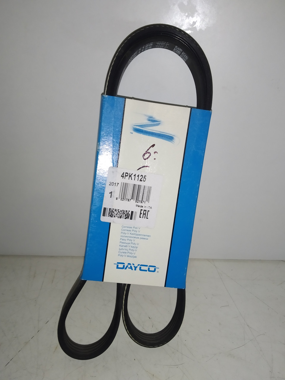 Dayco Ремінь полікліновий 4pk1125