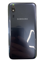 Задняя крышка Samsung A260 Galaxy A2 Core черная оригинал + стекло камеры