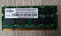 Для ноутбука 2 GB DDR2 800MHz Unigen PC2 6400S 2Rx8 RAM Оперативна пам'ять