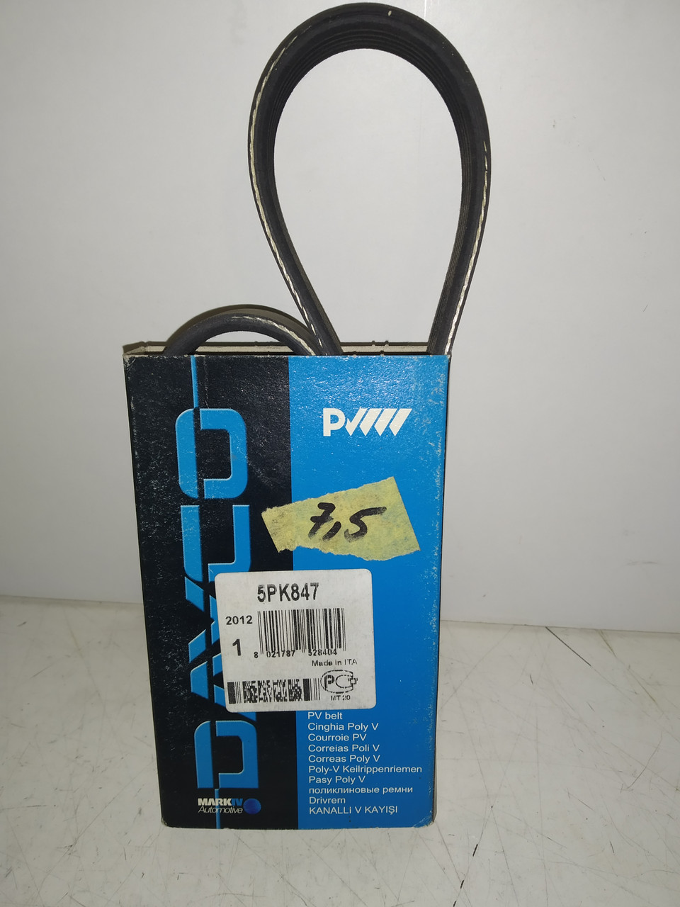Dayco Ремінь полікліновий 5PK847