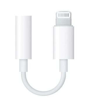 Дата кабель Apple Lightning to 3.5mm Білий (KG-1827)