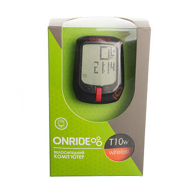 Велокомп'ютер бездротовий ONRIDE T10W Чорний, фото 5