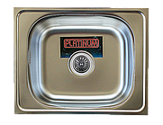 Мийка кухонна Platinum накладна 4050 х16 (0,7 мм) Сатин з "євро" сифоном