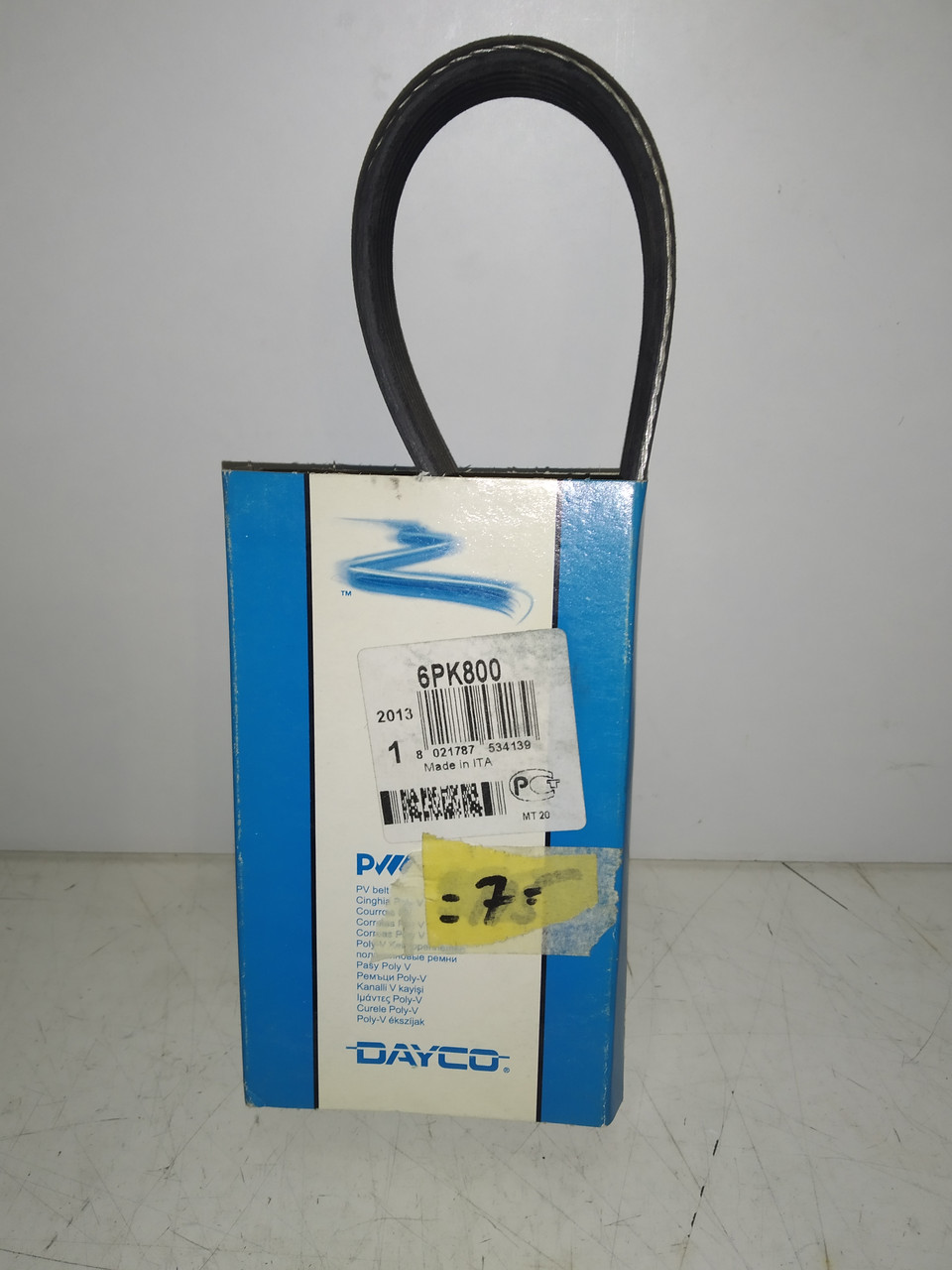 Dayco Ремінь полікліновий 6pk800