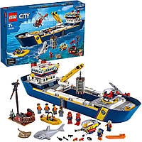 Конструктор Лего 60266 Океан исследовательское судно LEGO City Sea Research Ship Floating