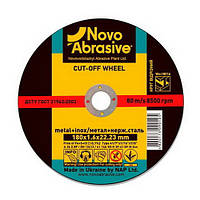 Круг відрізний для металу NOVOABRASIVE 41 14А 115 1,0 22,23 (WM11510)
