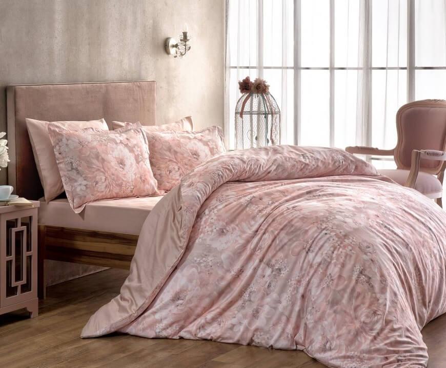 Постільна Білизна TAC Digital Satin Blanche, фото 1