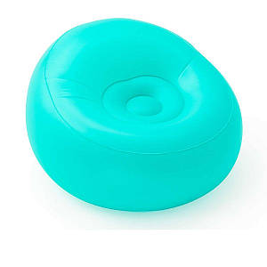 Надувне крісло Bestway 75081, 107 х 102 х 61 см, блакитне