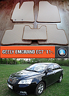 ЕВА коврики Джили Эмгранд ЕС7 2011-н.в. EVA резиновые ковры на Geely Emgrand EC7