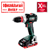 Аккумуляторный бесщеточный шуруповерт Metabo BS 18 LT BL Q (18 В, двухскоростной, 4Ач)