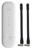 4G USB Wi-Fi роутер ZTE MF79U (Original Box) + комплект терминальных антенн 3 dBi
