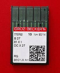 Голки для промислових оверлок машин №90 / 14 GROZ-BECKERT (10 шт)
